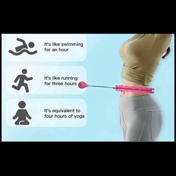 NIB✨WEIGHTED HULA HOOP , PINK - Picture 8 of 15